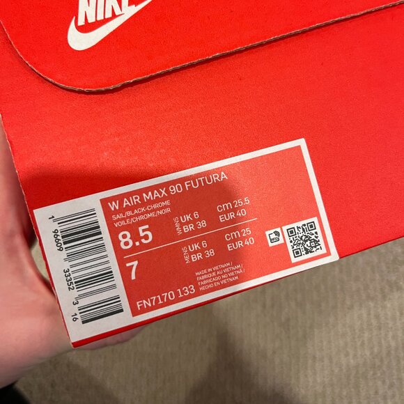 Nike Air Max 90 Futura Cow Print Women's Sz 8.5 BNIB Deadstock - Picture 3 of 13